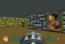 une photo d'Ã©cran de Wolfenstein 3D sur Atari Jaguar